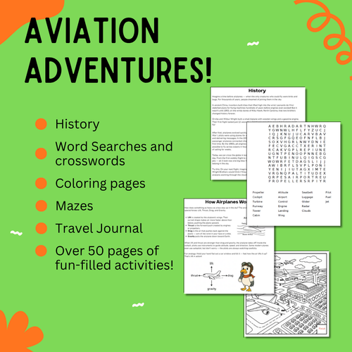 Passport Pals: Aviation – Kids’ Travel Activity Books