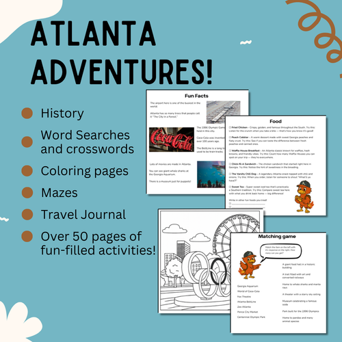 Passport Pals: Atlanta – Kids’ Travel Activity Books