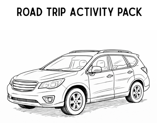 Road Trip Travel Activity Pack