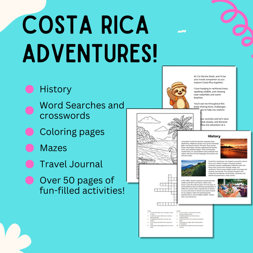 Passport Pals: Costa Rica – Kids’ Travel Activity Books