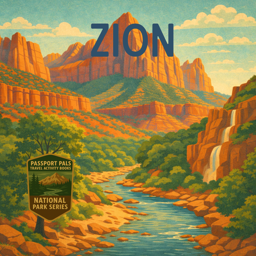 Passport Pals: Zion – National Park Travel Activity Books