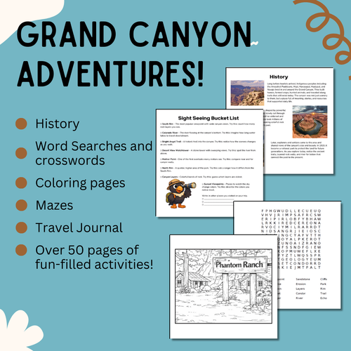 Passport Pals: Grand Canyon – National Park Travel Activity Books