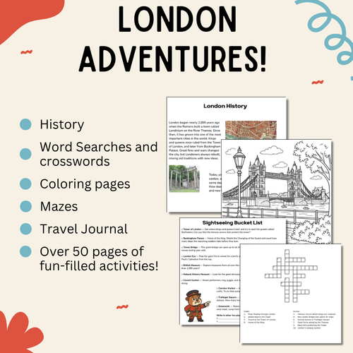 Passport Pals: London – Kids’ Travel Activity Books