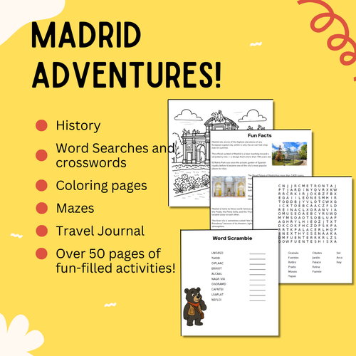 Passport Pals: Madrid – Kids’ Travel Activity Books