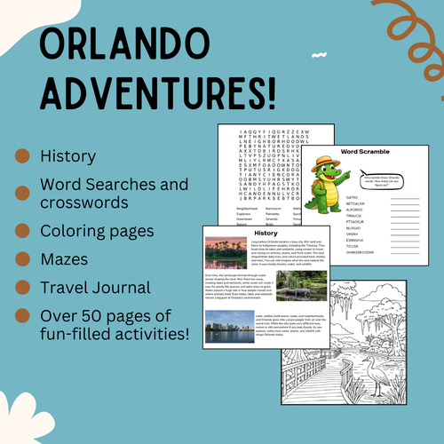 Passport Pals: Orlando – Kids’ Travel Activity Books