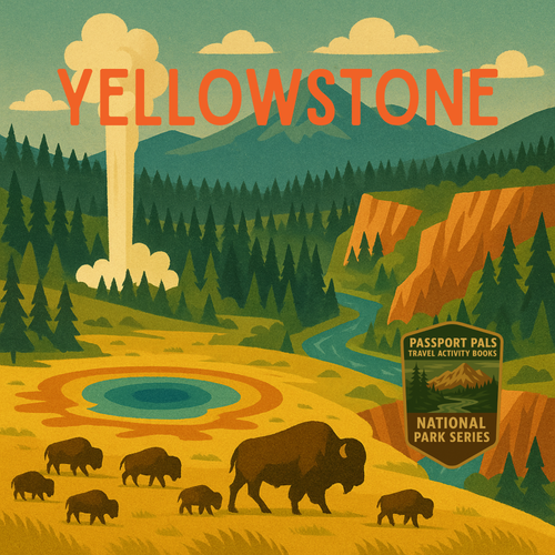 Passport Pals: Yellowstone – National Park Travel Activity Books